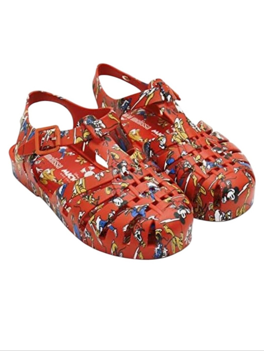 Mini Melissa Girls Disney Possession Mickey And Friends Jelly Sandals